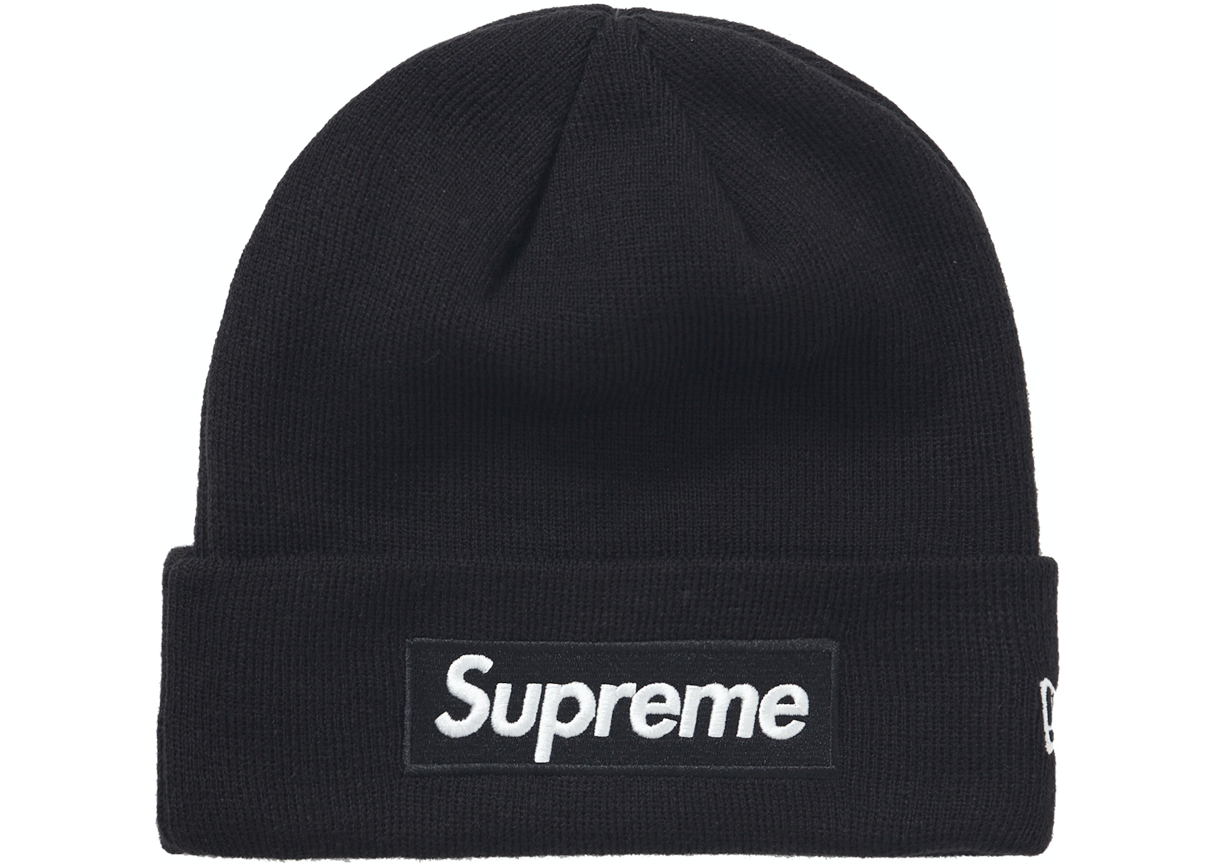 Supreme Box Logo Beanie Wool Hat Black Supreme
