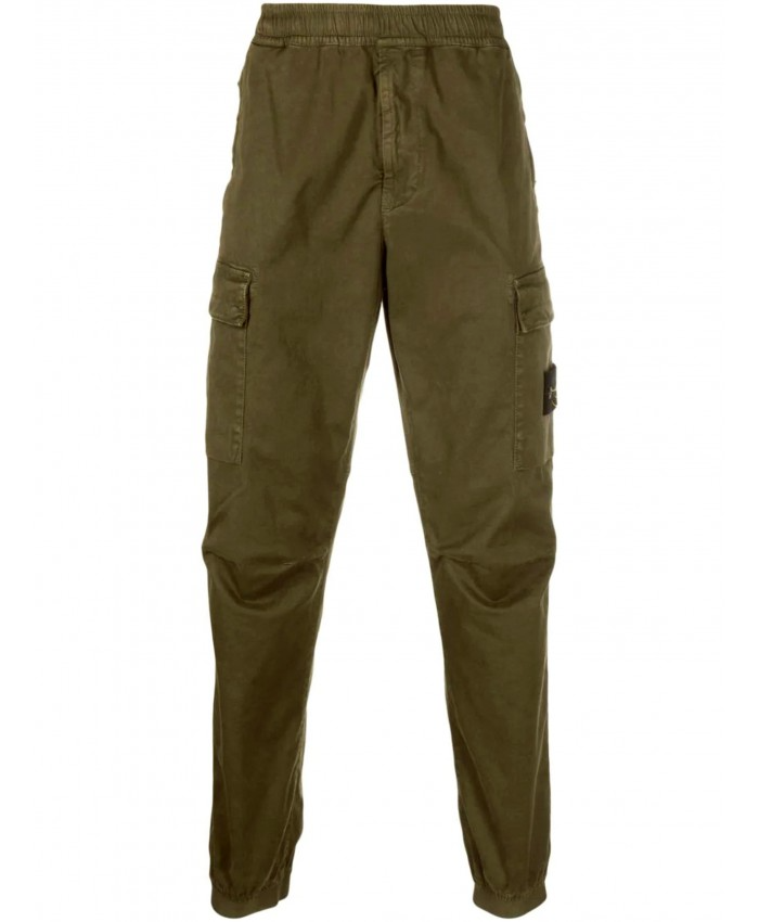 Stone Island Cuffed Cargo Pants Khaki Stone Island