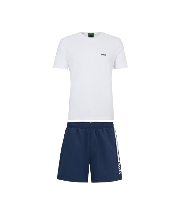 Hugo Boss Icon Logo Set White/Navy Hugo Boss