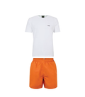 Hugo Boss Icon Logo Set White/Orange Hugo Boss
