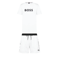 Hugo Boss Logo Shorts Set White Hugo Boss