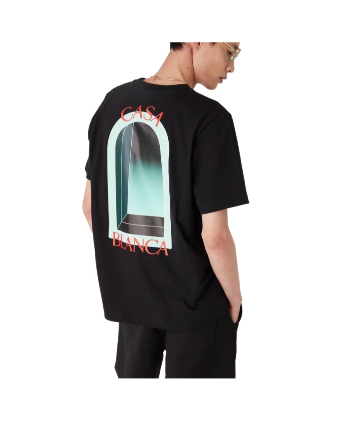 Casablanca L'Arche T Shirt Black