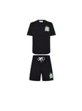 Casablanca L'Arche Shorts Set Black