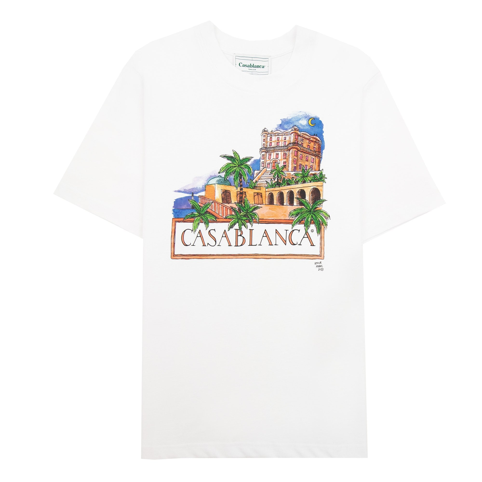 Casablanca Amour Maroc T Shirt White Casablanca