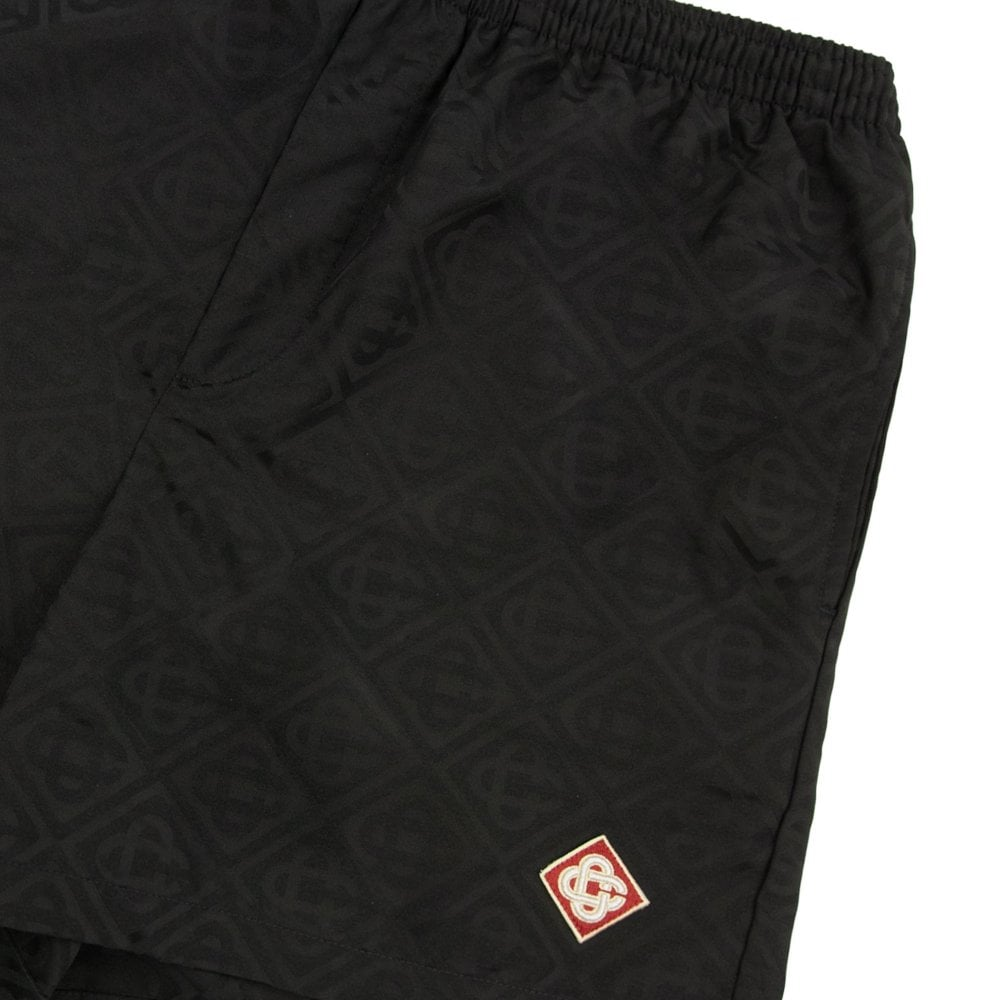 Casablanca Mono Logo Swim Shorts Black