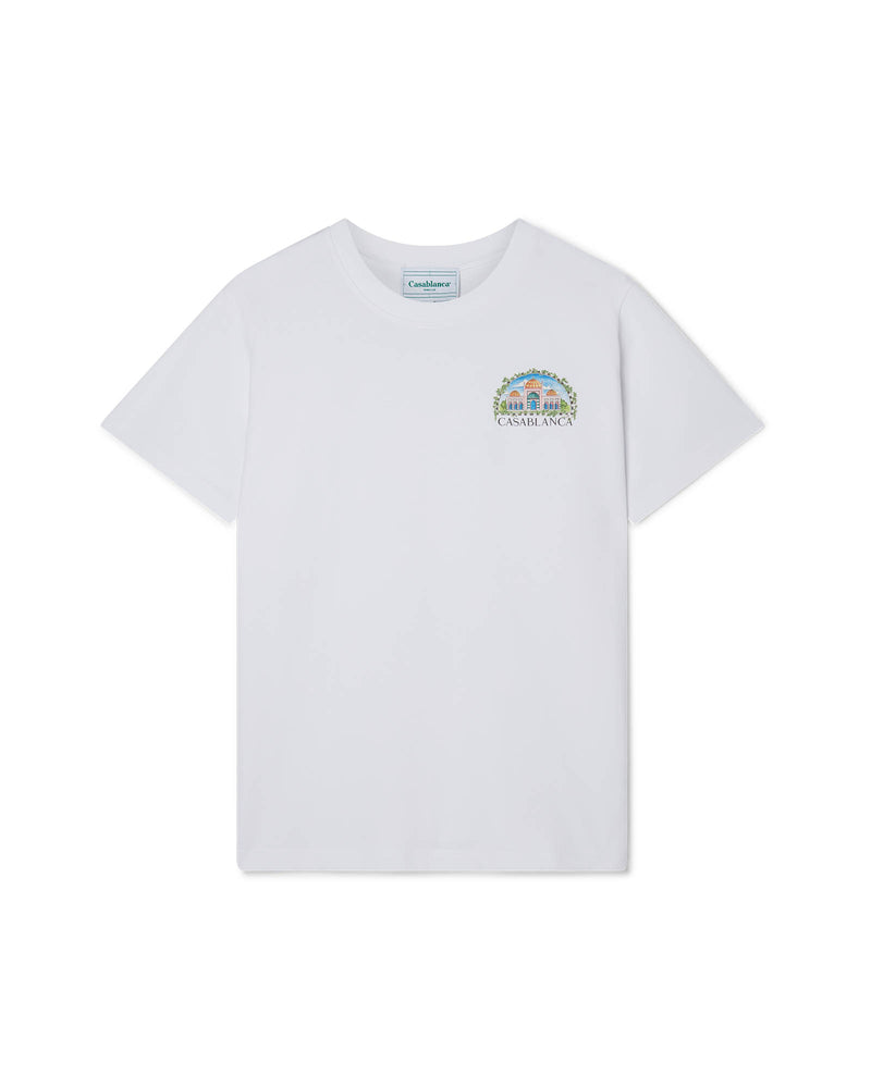 Casablanca Vue De Damas T Shirt White Casablanca