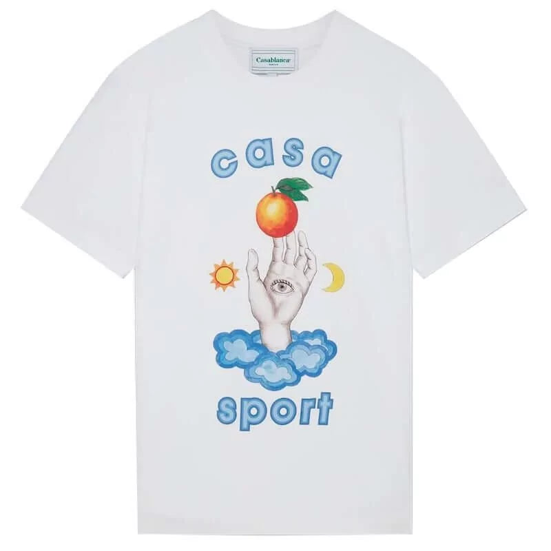 Casablanca Talisman T Shirt White Casablanca