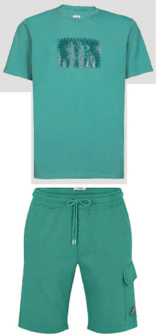 CP Company Lens Shorts Set Green CP Company