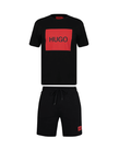 Hugo Block Logo Shorts Set Black Hugo Boss