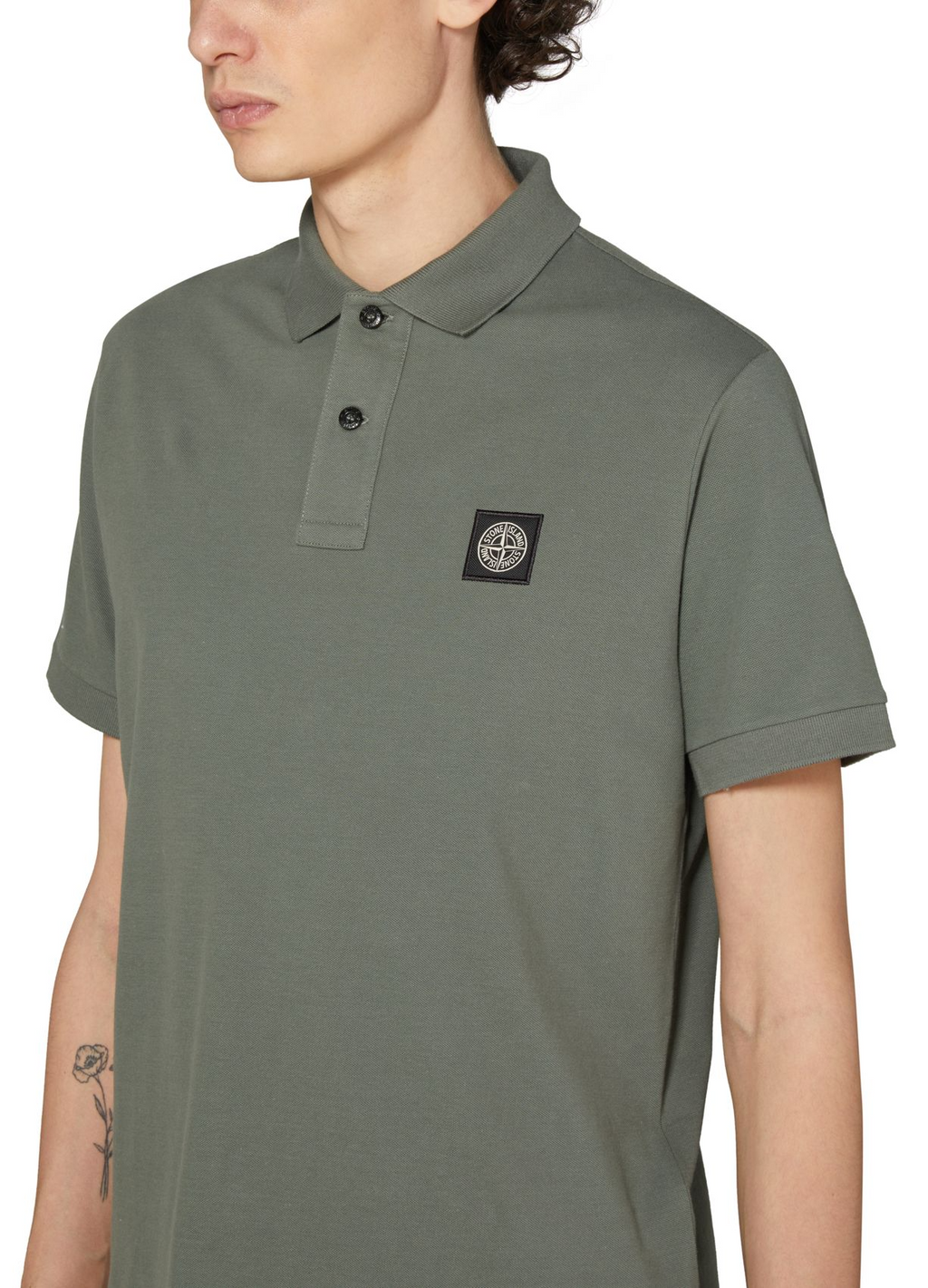 Stone Island Polo T Shirt Green Stone Island