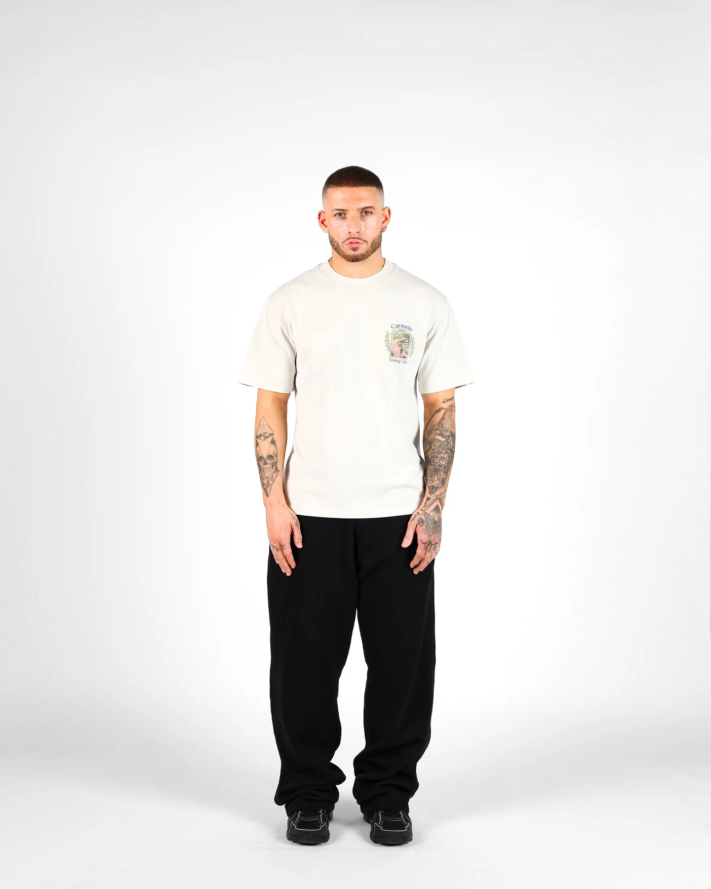 CARMELO PACE RUNNING CLUB T SHIRT WHITE