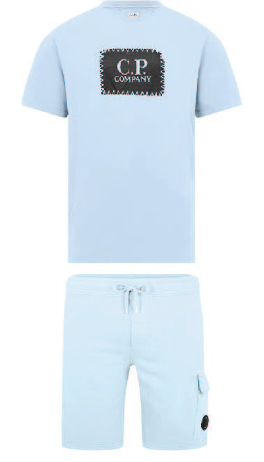 CP Company Lens Shorts Set Sky CP Company