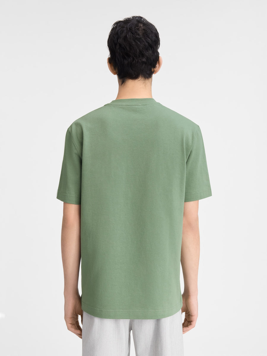 Jacquemus The Gros Grain Logo T Shirt Olive