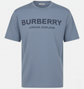 Burberry London Logo T Shirt Avio Blue