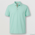Burberry Check Logo Polo Mint