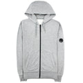 CP Company Lens Zip Hoodie Grey
