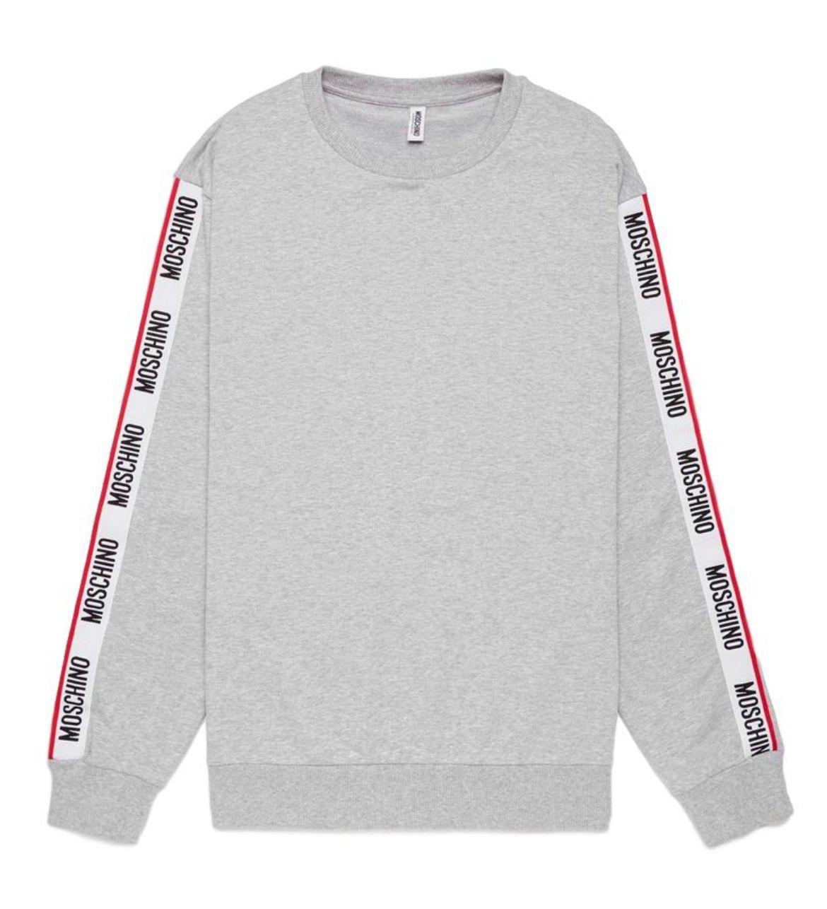 Moschino Tape Sweatshirt Grey