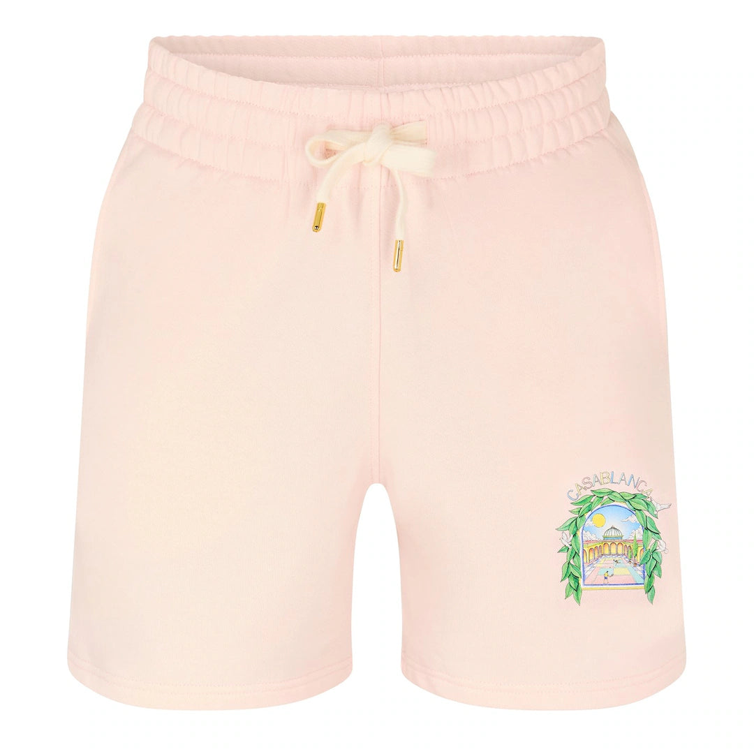 Casablanca L'Arche Shorts Set Pink