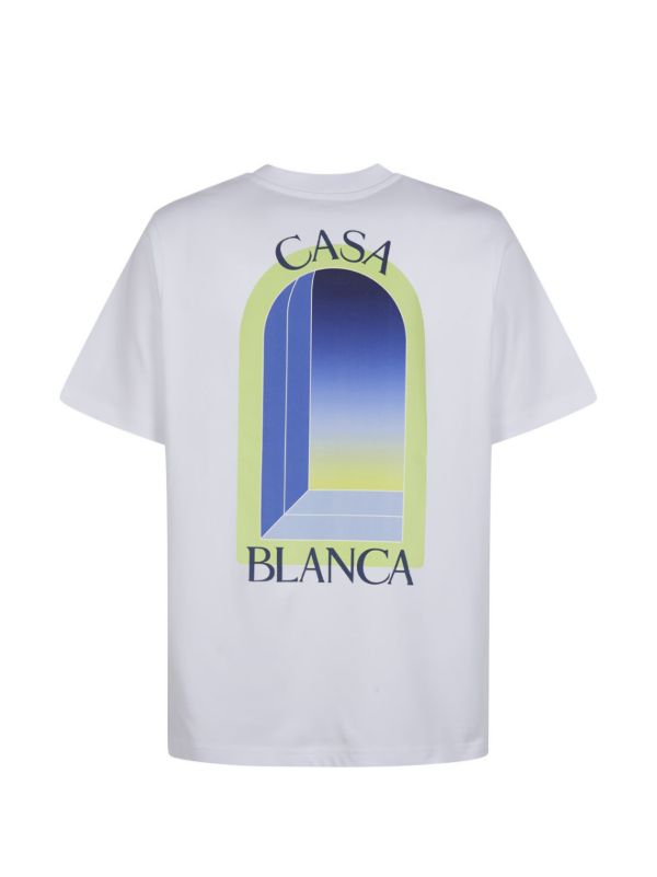 CASABLANCA Arch Print T-Shirt White