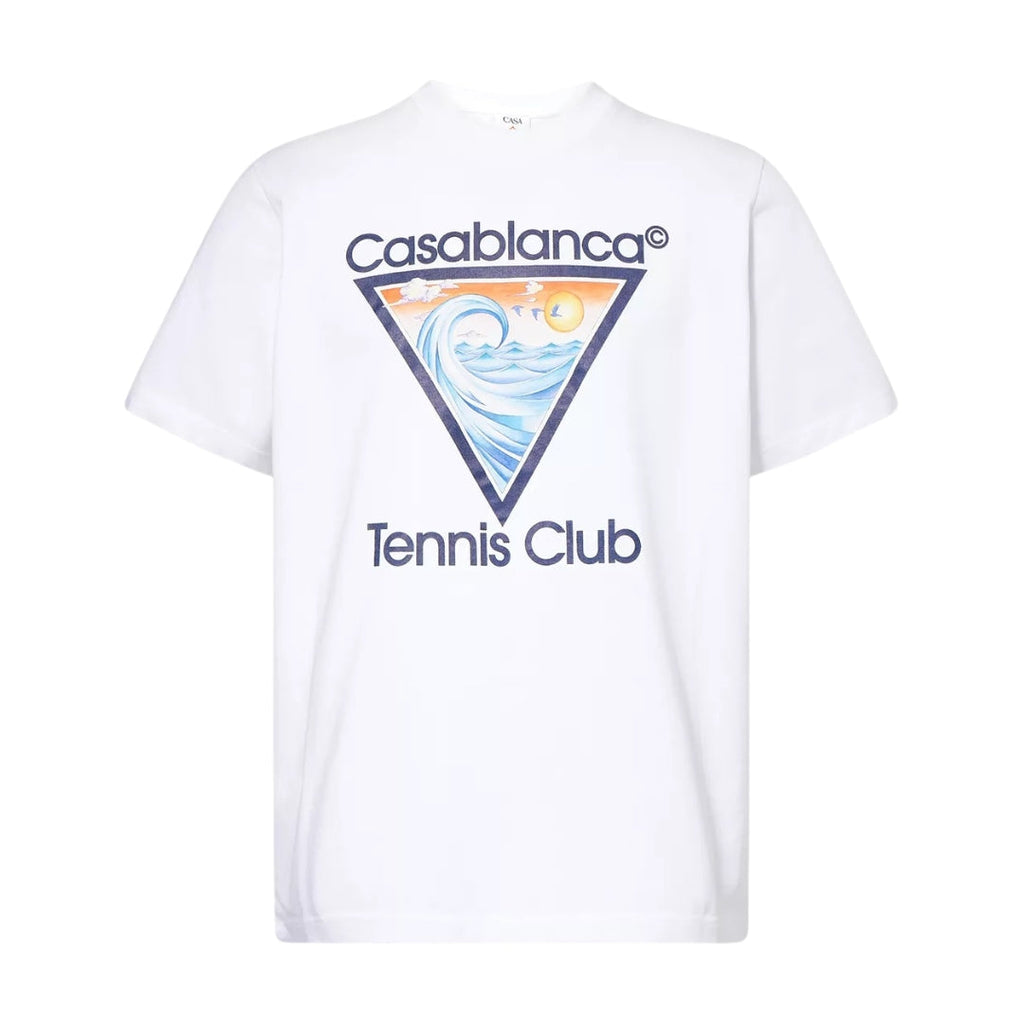 Casablanca Tennis Club Icon T Shirt White