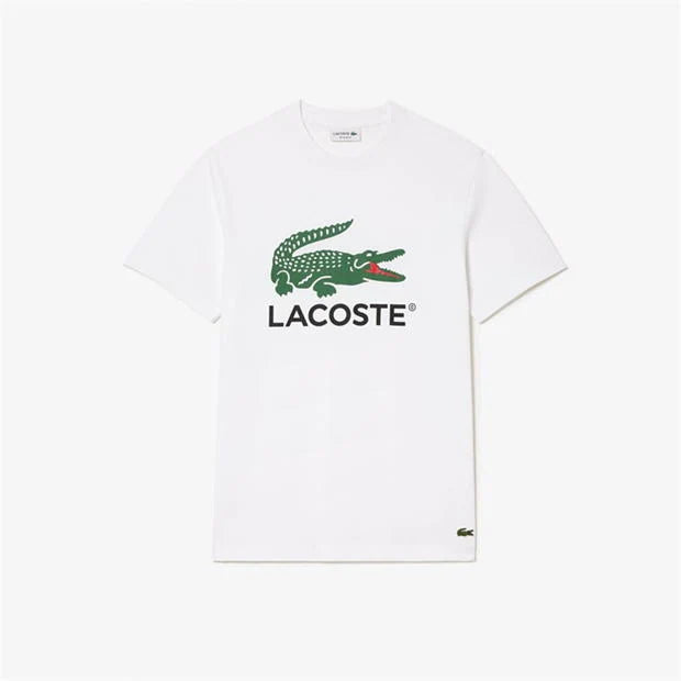 Lacoste Croc Graphics Swim Shorts Set Black/White