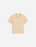 Ami Paris Embossed Logo T Shirt Beige