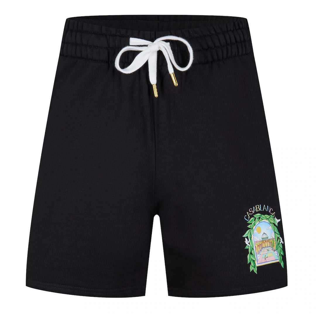 Casablanca L'Arche Shorts Set Black/Blue