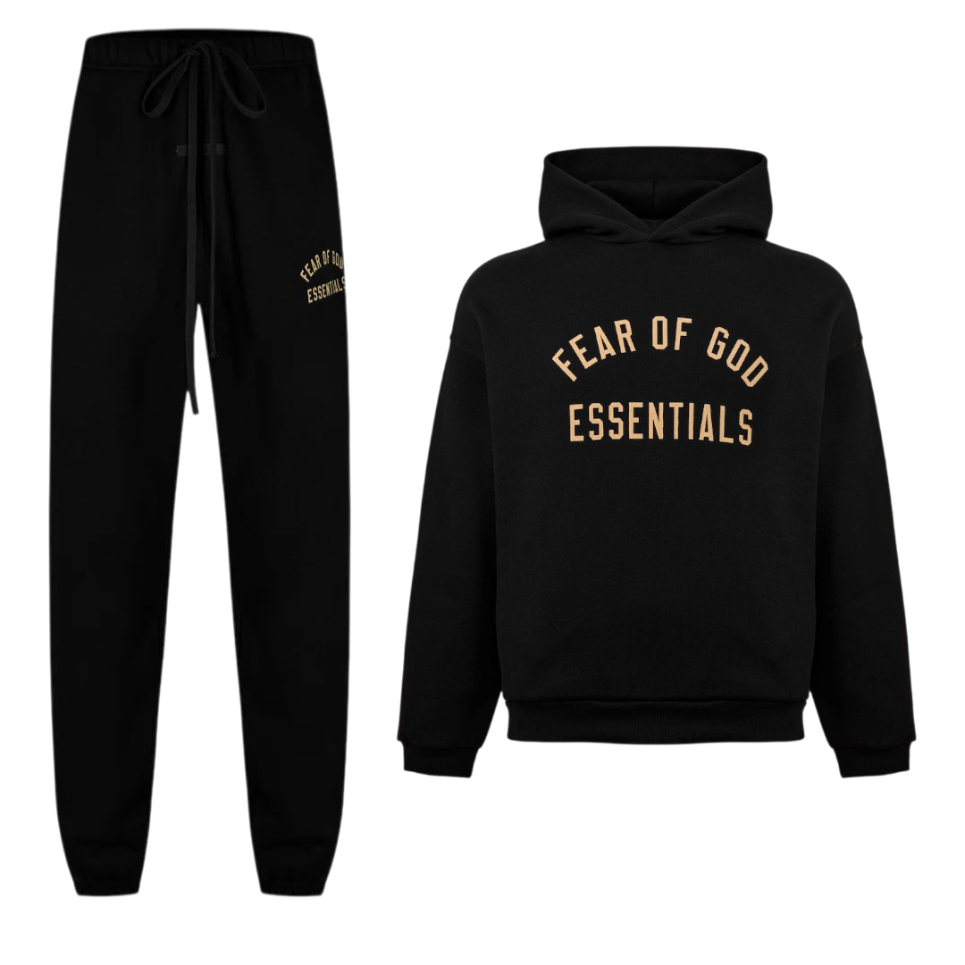 Fear Of God Essentials Full Tracksuit Black