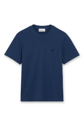 Ami Paris 'Ami De Coeur' Heart T-Shirt Blue Ink