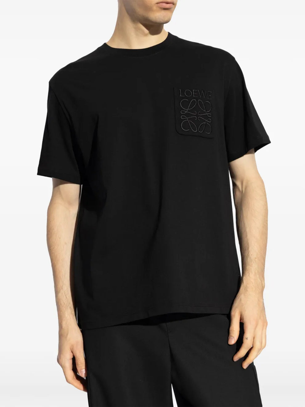 LOEWE Pocket Anagram Relaxed T-Shirt Black