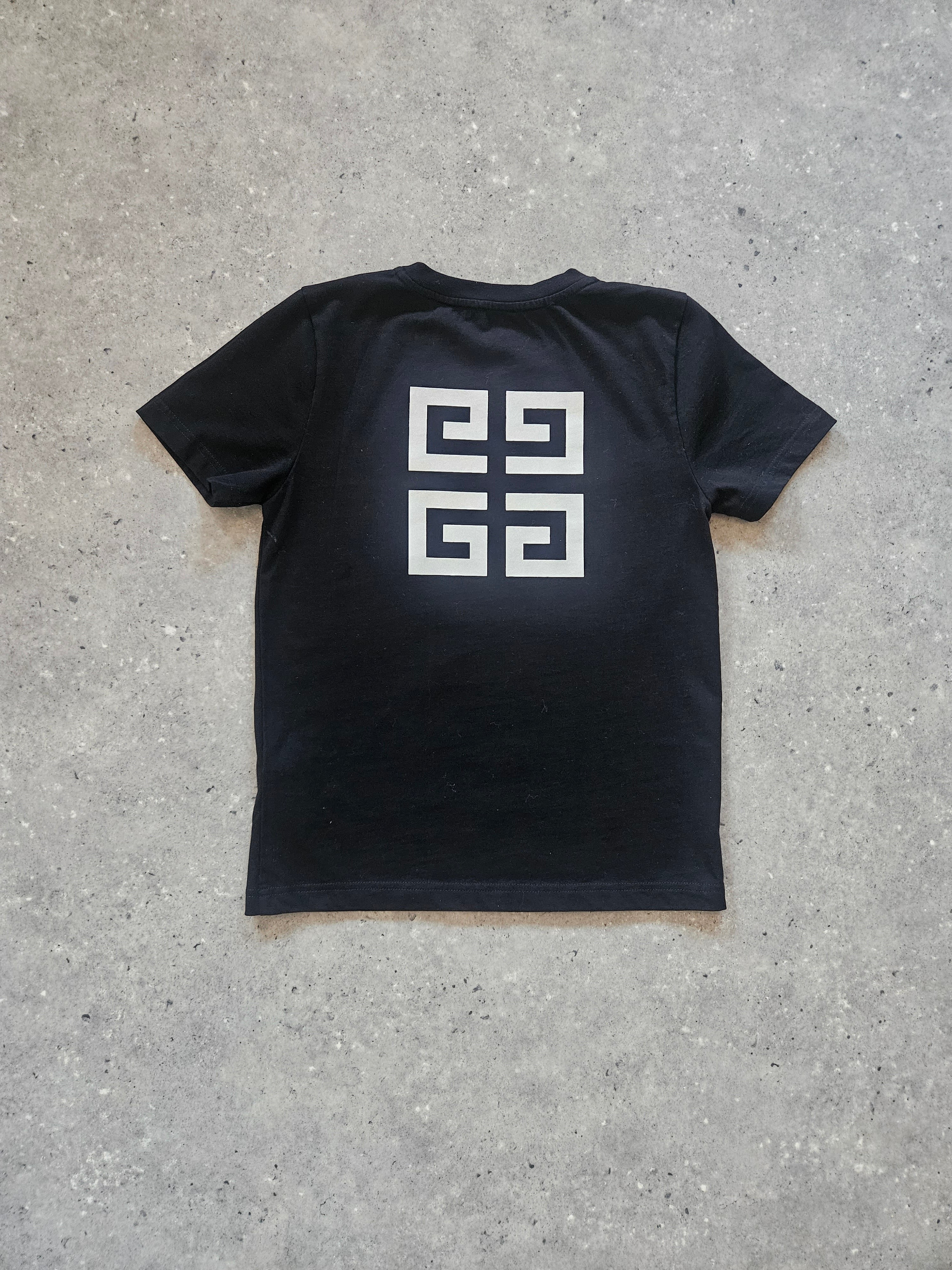Kids Givenchy Logo T Shirt Black (Worn Once)