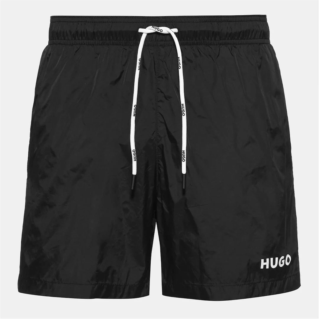 Hugo Flower Logo Shorts Set Black/White