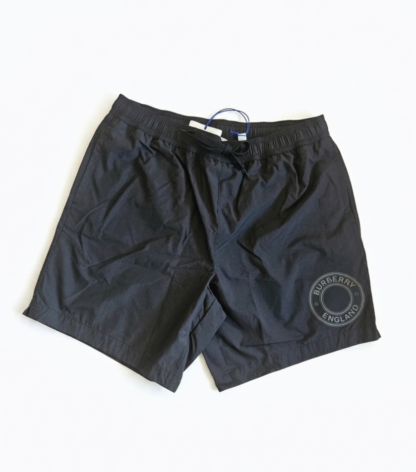 Burberry Graphic Print Shorts Set Black