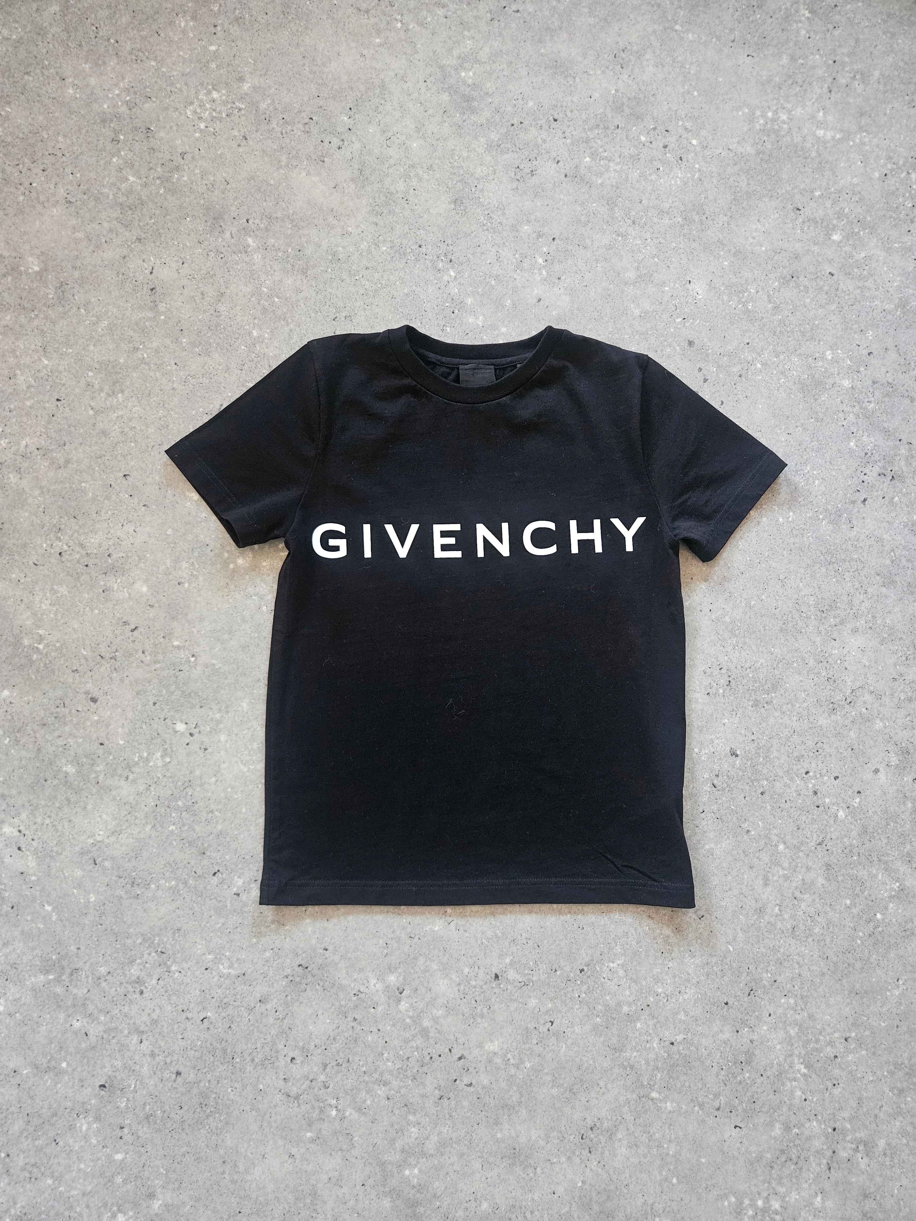 Kids Givenchy Logo T Shirt Black (Worn Once)