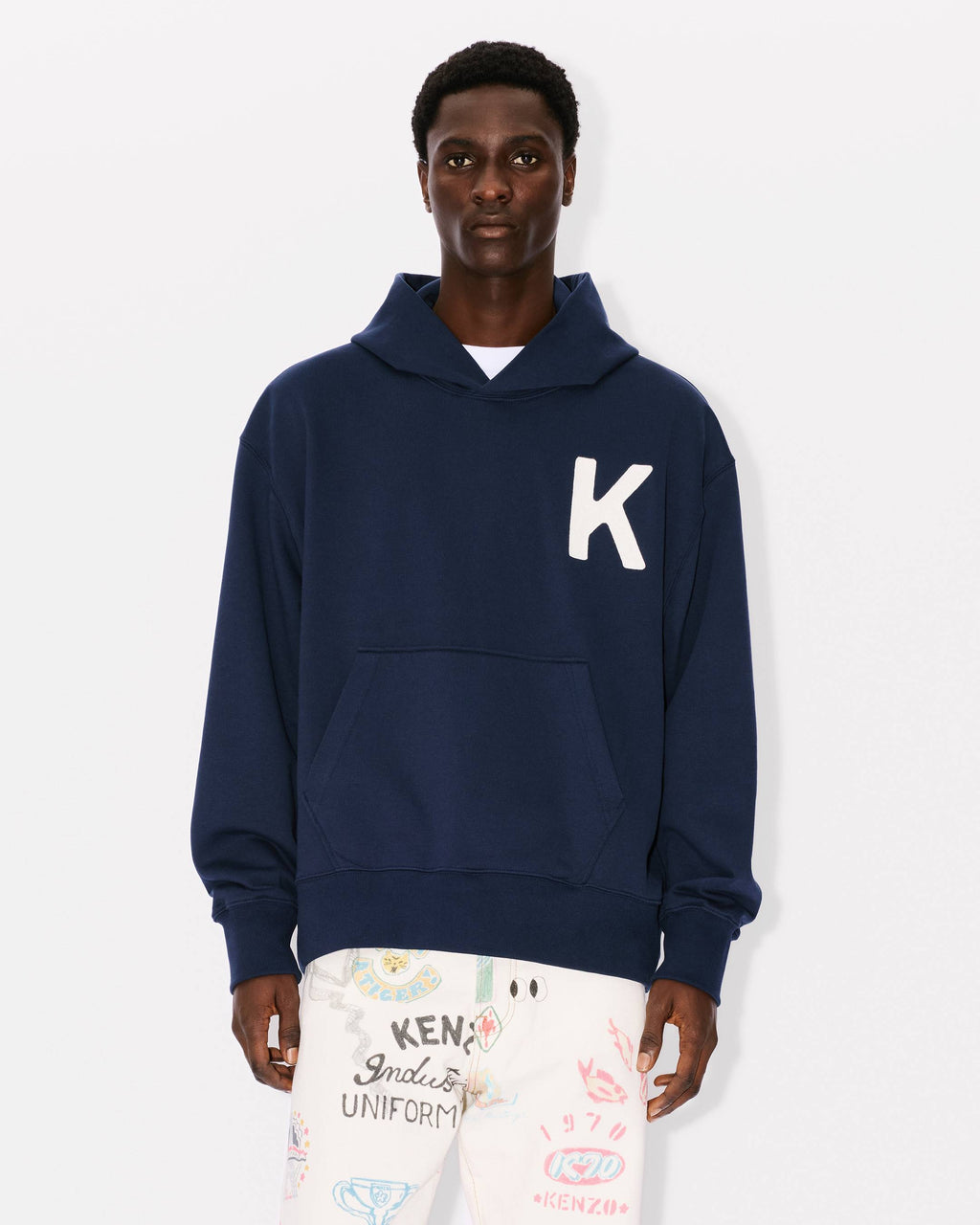 Kenzo Lucky Tiger Hoodie Blue