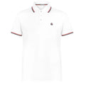 Moncler. Logo Polo White
