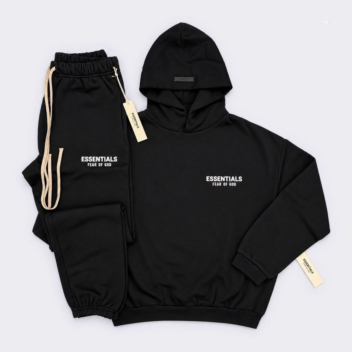 Fear Of God Essentials Full Tracksuit Black (SS25)