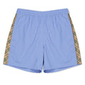 Burberry Check Stripe Swim Shorts Sky