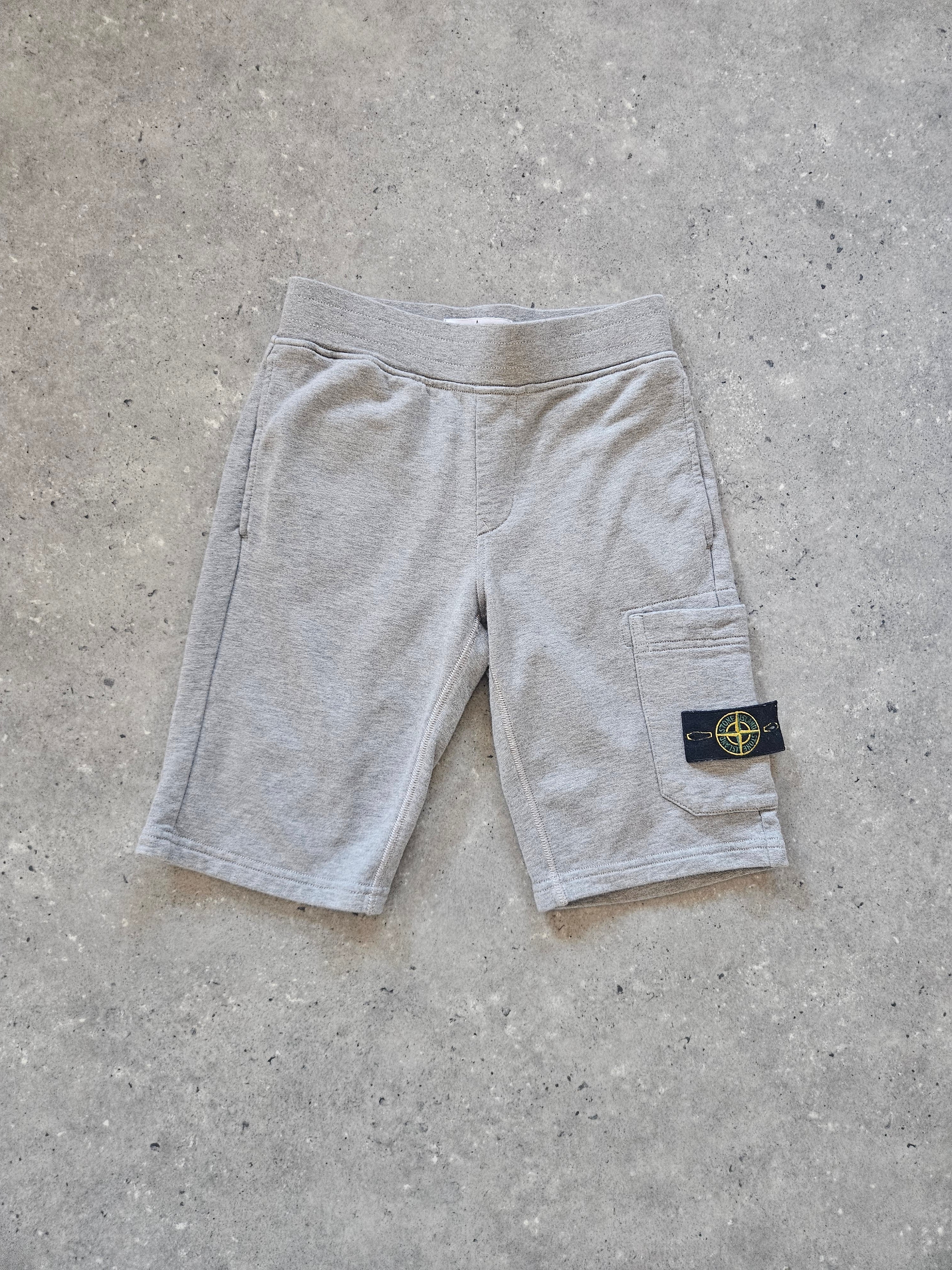 Kids Stone Island Shorts Grey Pre-Owned