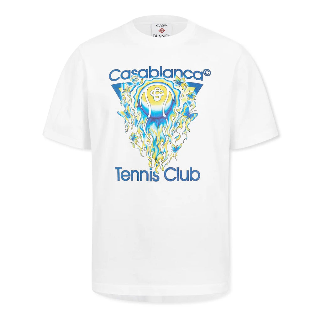 Casablanca New Tennis T Shirt White