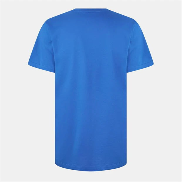 Moncler. Double Logo T Shirt Royal Blue