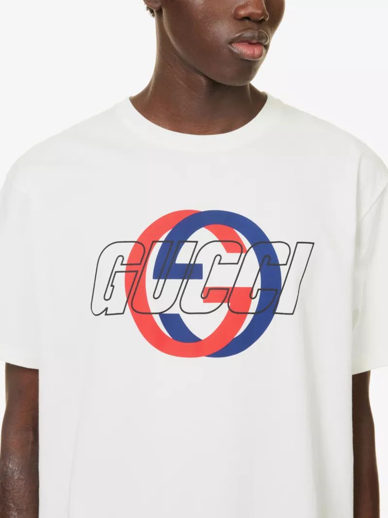 Gucci GG Logo T Shirt White Gucci