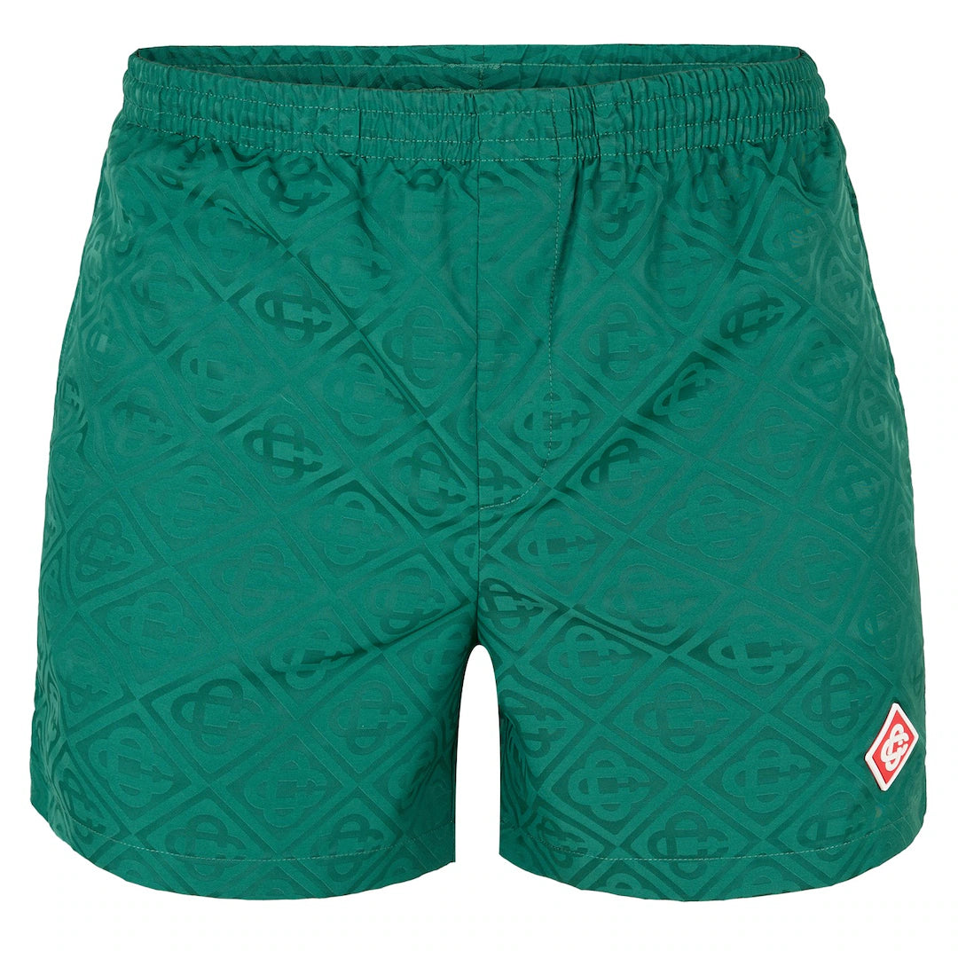 Casablanca Casa Jacquard Swim Shorts Green