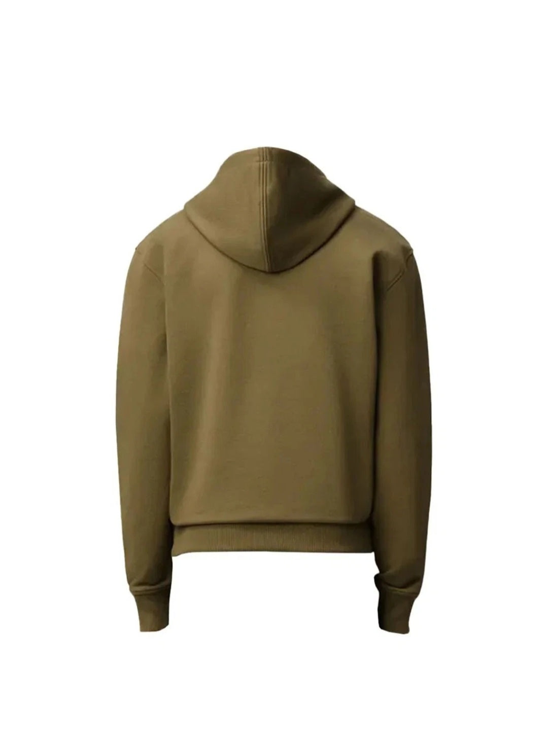 Ami Paris Logo Zip Hoodie Bronze