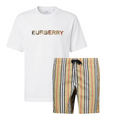 Burberry Check Print Shorts Set