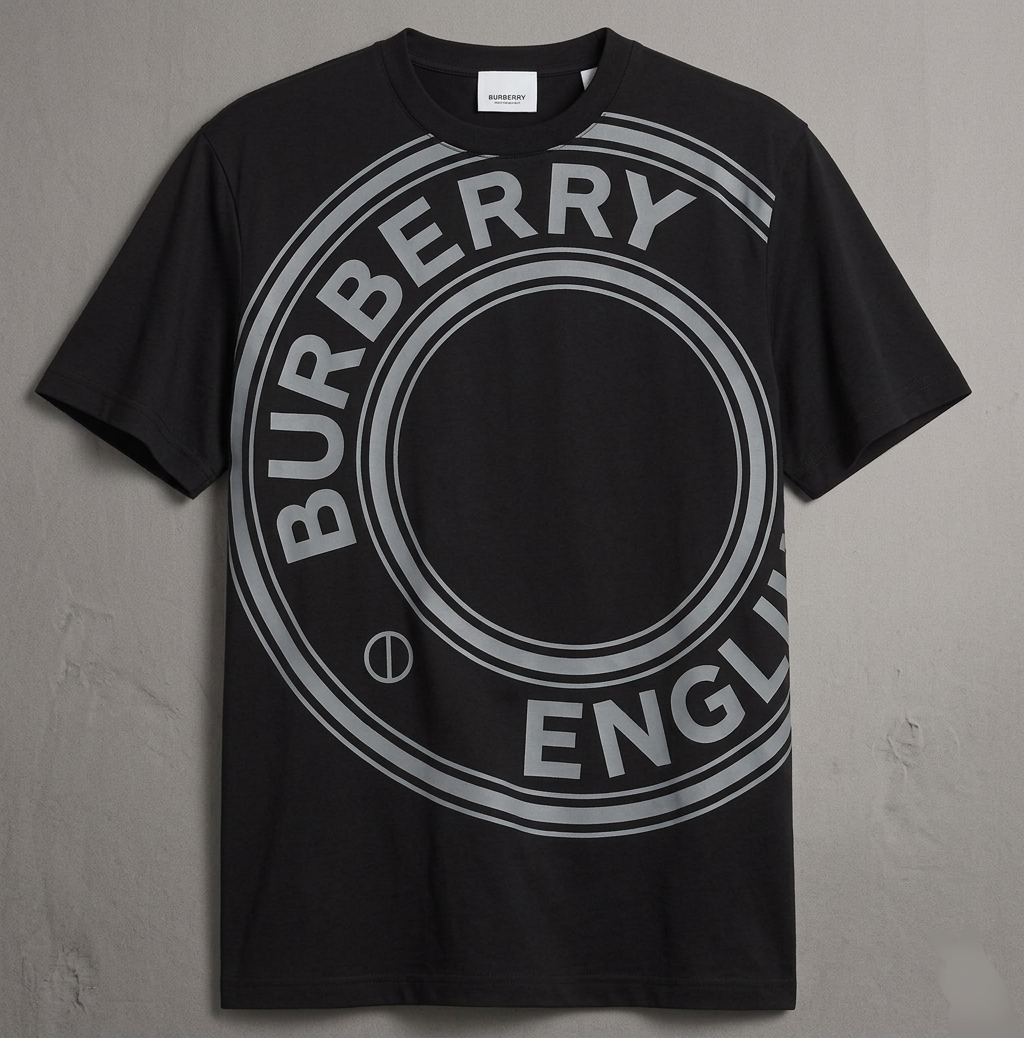 Burberry Graphic Print Shorts Set Black