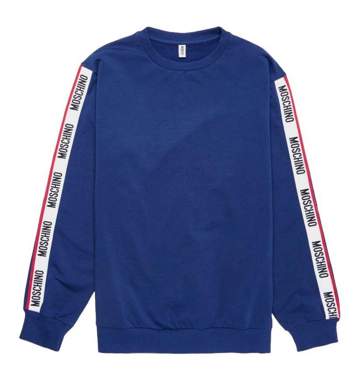 Moschino Tape Sweatshirt Blue
