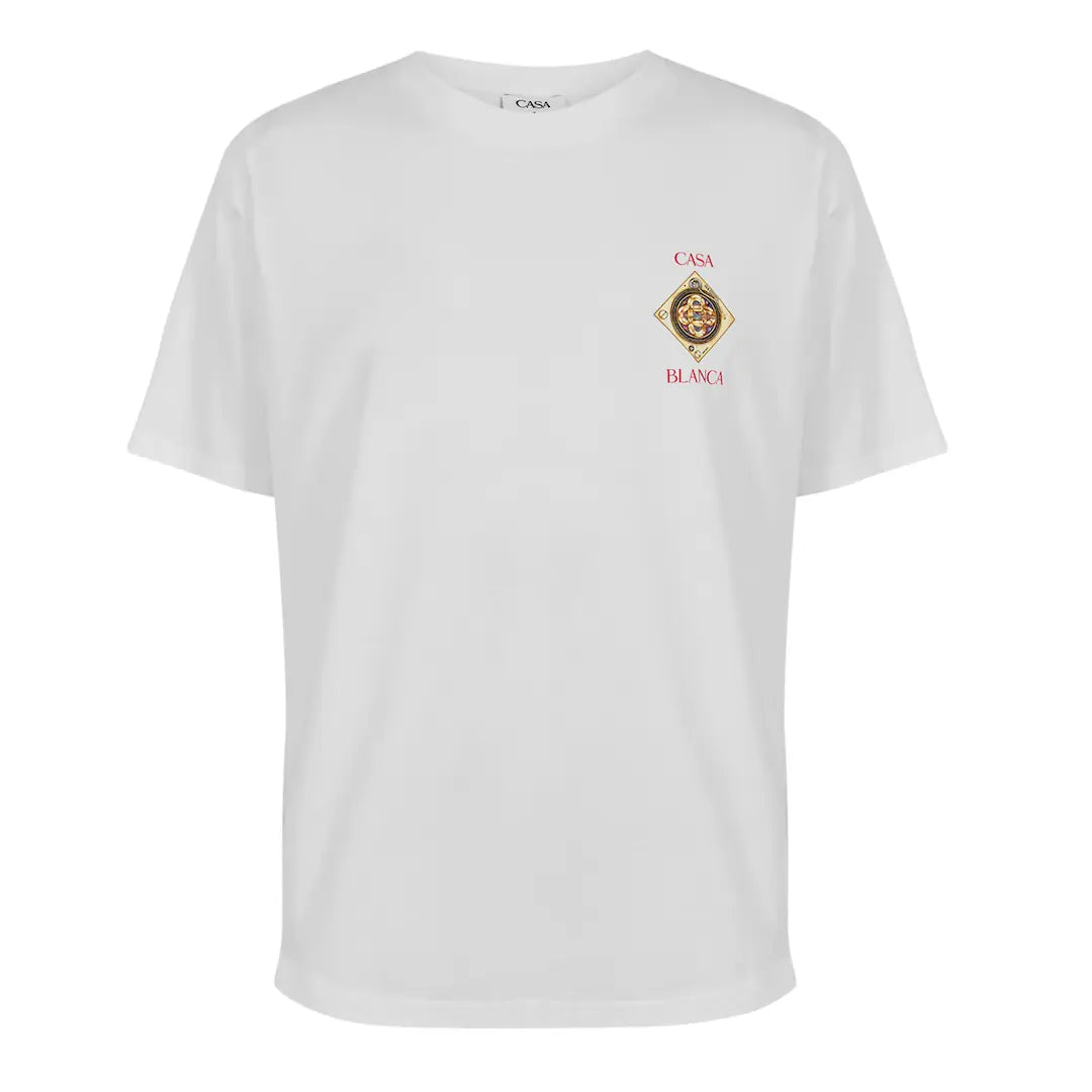 CASABLANCA Turntable T-Shirt White
