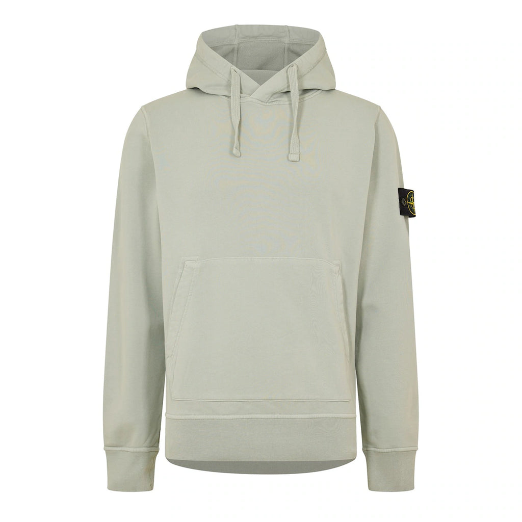 STONE ISLAND Logo Hoodie Sage