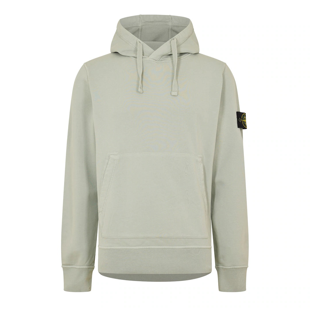 STONE ISLAND Logo Hoodie Sage